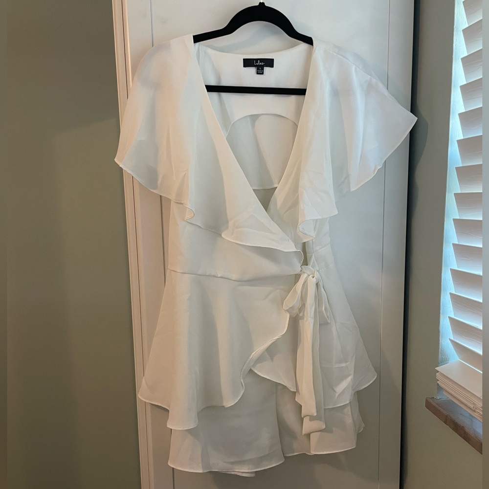 Lulu’s open back romper